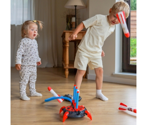 WOOPIE Wyrzutnia Rakiet Piankowych 6 szt.