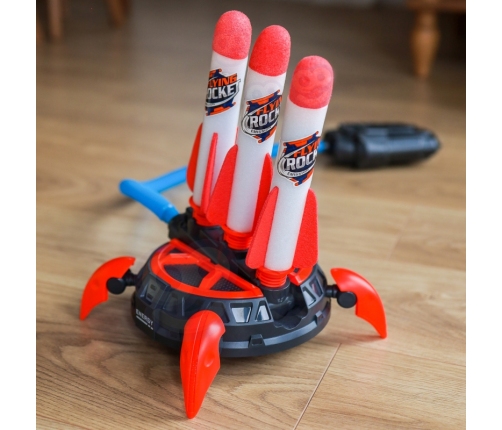 WOOPIE Wyrzutnia Rakiet Piankowych 6 szt.