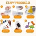 WOOPIE Zestaw Kreatywny z Farbami DIY Zrób Odlewy Gipsowe Figurki i Pomaluj - Zestaw Dinozaury