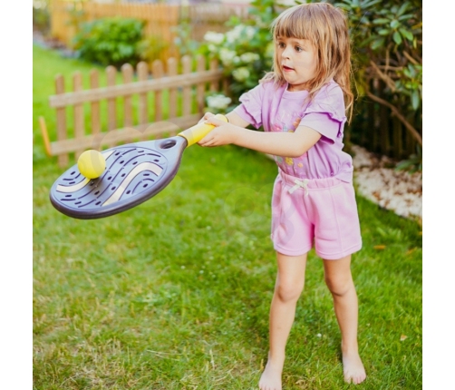 WOOPIE Rakieta z Piłką Piankową i Lotką- Zestaw Plażowo Ogrodowy