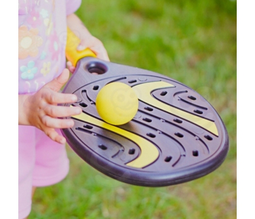 WOOPIE Rakieta z Piłką Piankową i Lotką- Zestaw Plażowo Ogrodowy