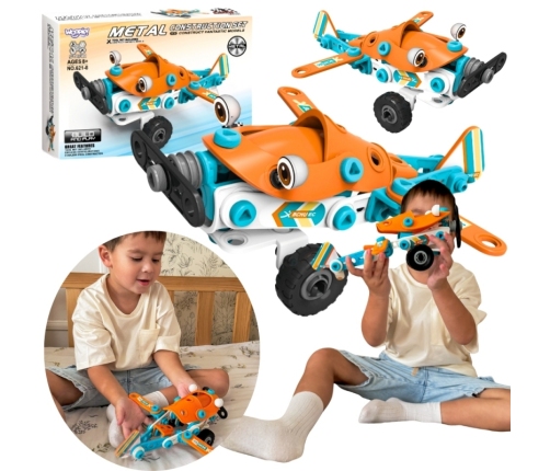 WOOPIE Samolot Zestaw Konstrukcyjny Klocki STEM