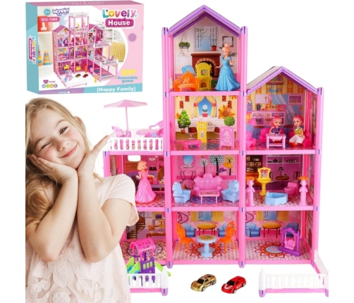 Кукольный домик WOOPIE LOVELY HOUSE 194 эл.