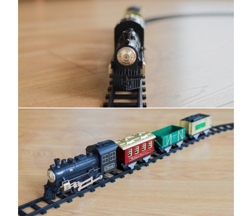 WOOPIE Klasyczny Pociąg Parowy Lokomotywa Tor XXL