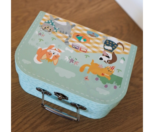 TOOKY TOY Zestaw Piknikowy Owoce do Krojenia Zestaw Śniadaniow