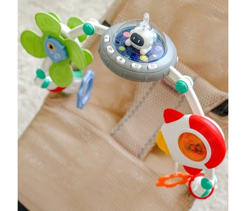 WOOPIE BABY Pałąk Łuk Zawieszka do Łóżeczka Wózka Fotelika Kosmos