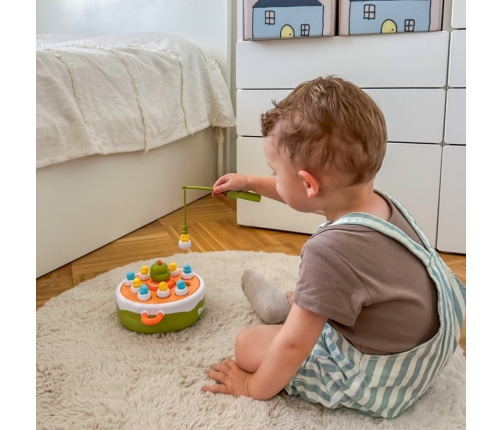 WOOPIE Gra Zręcznościowa Łowienie Dinozaurów 2w1 Katapulta