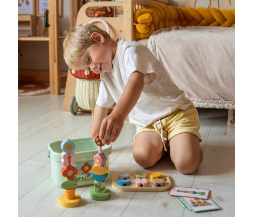 TOOKY TOY Box Edukacyjny 5 w1 Magiczny Ogród Montessori