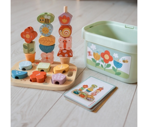 TOOKY TOY Box Edukacyjny 5 w1 Magiczny Ogród Montessori