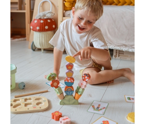 TOOKY TOY Box Edukacyjny 5 w1 Magiczny Ogród Montessori