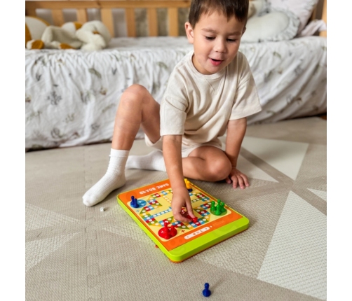 WOOPIE Magnetyczny Labirynt 2w1 Gra Chińczyk