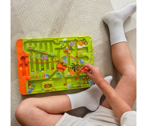 WOOPIE Magnetyczny Labirynt 2w1 Gra Chińczyk