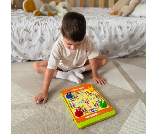 WOOPIE Magnetyczny Labirynt 2w1 Gra Chińczyk