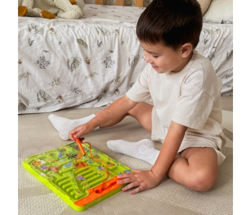 WOOPIE Magnetyczny Labirynt 2w1 Gra Chińczyk