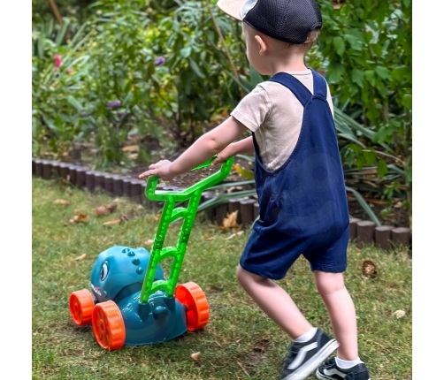 WOOPIE Kosiarka Ogrodowa Dino na Bańki Mydlane Dinozaur + Płyn