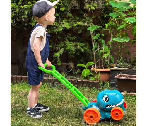 WOOPIE Kosiarka Ogrodowa Dino na Bańki Mydlane Dinozaur + Płyn