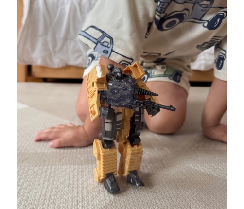 WOOPIE Zestaw 3w1 Robot Transformujący Czołg i Wyrzutnia na Strzałki