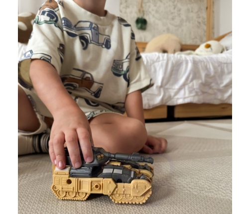 WOOPIE Zestaw 3w1 Robot Transformujący Czołg i Wyrzutnia na Strzałki