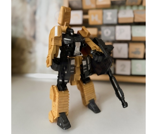 WOOPIE Zestaw 3w1 Robot Transformujący Czołg i Wyrzutnia na Strzałki