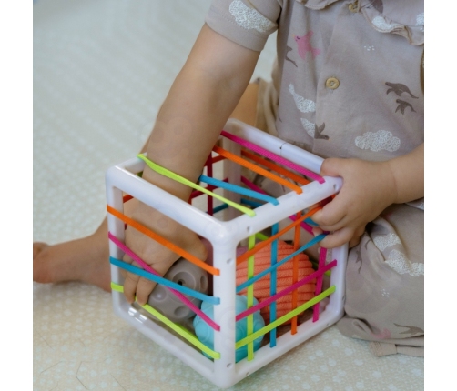 WOOPIE BABY Elastyczna Kostka Sensoryczna Sorter dla Dzieci Zwariowane Kształty 5 el.