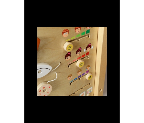 MASTERKIDZ Tablica Edukacyjna Jak Się Czujesz?  Nauka Emocji Montessori