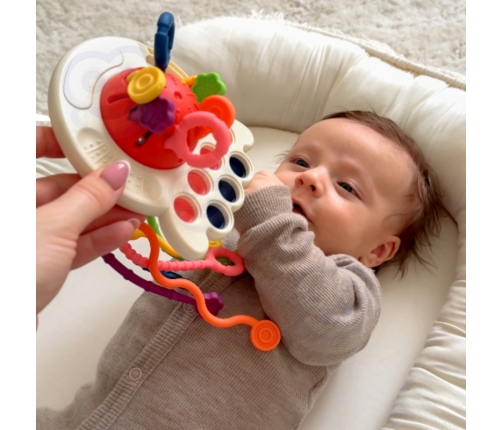 WOOPIE BABY Zabawka Sensoryczna Montessori Gryzak Wielofunkcyjny 0+