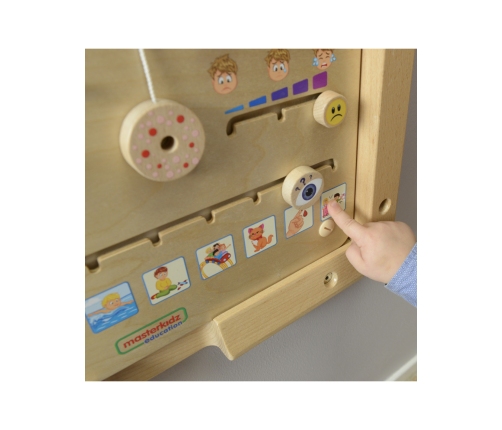MASTERKIDZ Tablica Edukacyjna Jak Się Czujesz?  Nauka Emocji Montessori