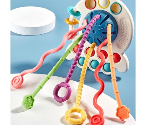 WOOPIE BABY Zabawka Sensoryczna Montessori Gryzak Wielofunkcyjny 0+