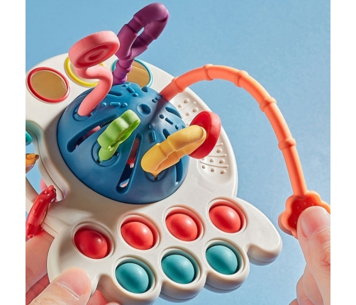 WOOPIE BABY Zabawka Sensoryczna Montessori Gryzak Wielofunkcyjny 0+