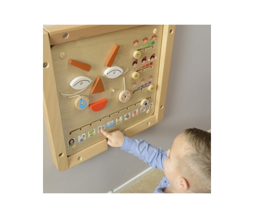 MASTERKIDZ Tablica Edukacyjna Jak Się Czujesz?  Nauka Emocji Montessori