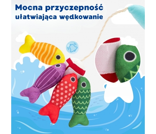 WOOPIE Zestaw Małego Wędkarza Nauka Liczenia 22 El.