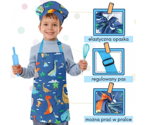 WOOPIE Dino Zestaw Małego Kucharza