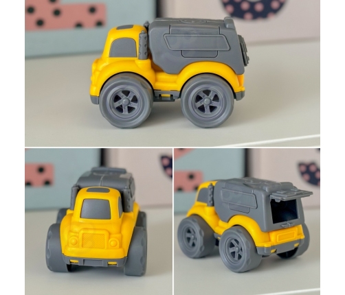 WOOPIE Laweta Zestaw 4w1 Pojazdy Budowlane