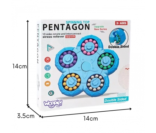 WOOPIE Gra Obrotowa Łamigłówka Antystresowa