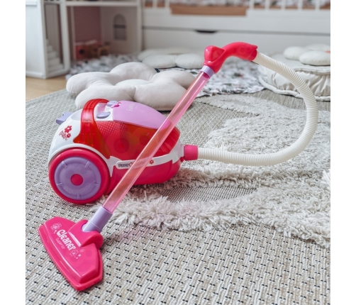 WOOPIE Odkurzacz dla Dzieci z Funkcją Wciągania Różowy