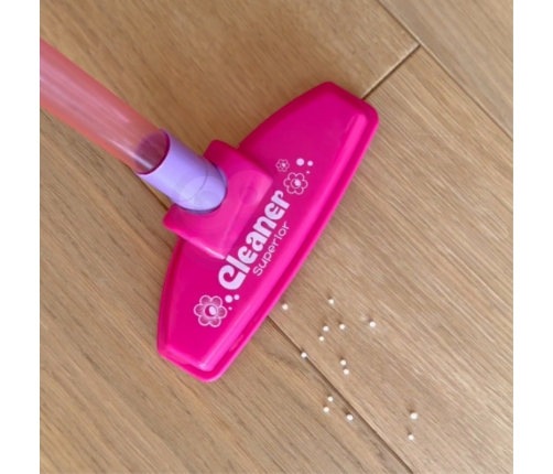 WOOPIE Odkurzacz dla Dzieci z Funkcją Wciągania Różowy