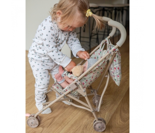 WOOPIE ROYAL Wózek Spacerówka Dla Lalek w Kwiatki