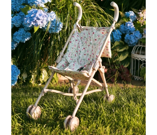 WOOPIE ROYAL Wózek Spacerówka Dla Lalek w Kwiatki