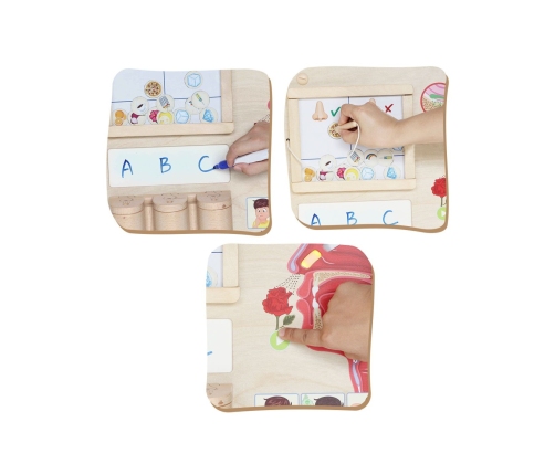 MASTERKIDZ Tablica Edukacyjna Zmysł Węchu Montessori