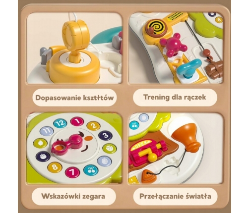 WOOPIE Edukacyjna Tablica Manipulacyjna Interaktywna dla Malucha