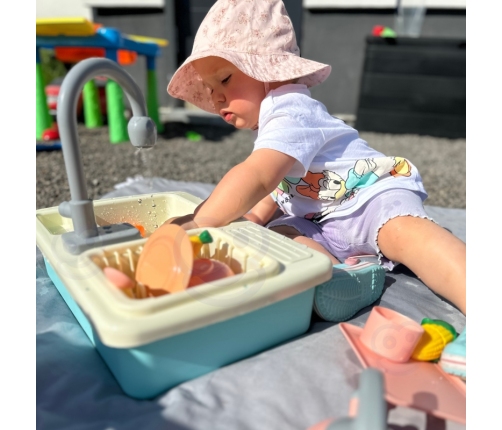 WOOPIE Раковина 2в1 Blue