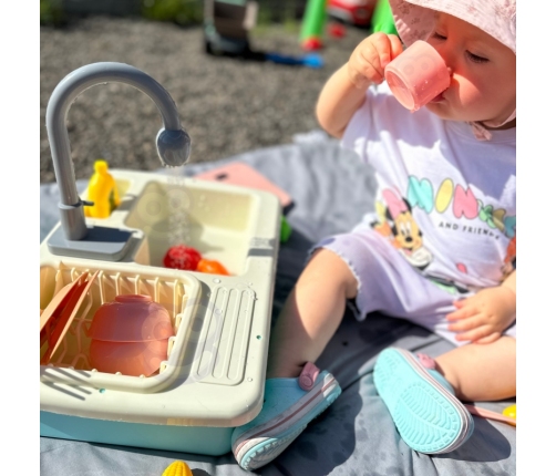 WOOPIE Раковина 2в1 Blue