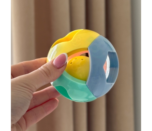 WOOPIE BABY Pastelowa Grzechotka Kula do Raczkowania 0m+