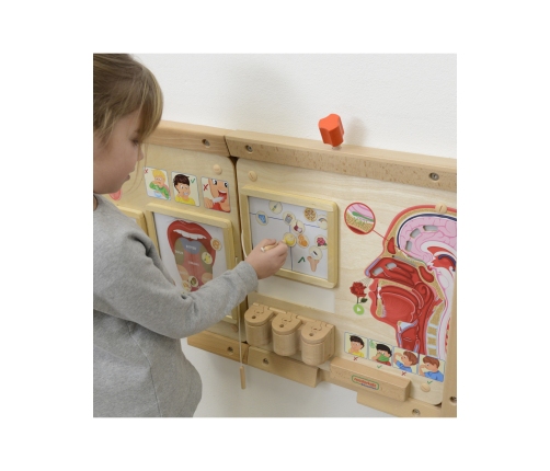 MASTERKIDZ Tablica Edukacyjna Zmysł Węchu Montessori