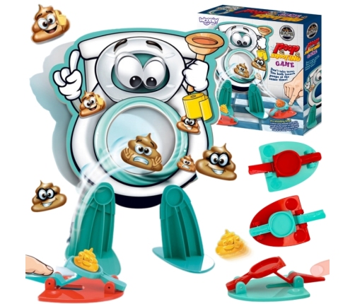 WOOPIE Gra Zręcznościowa Rodzinna Strzał Kupa do Sedesu