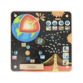 MASTERKIDZ Tablica Edukacyjna Ziemia Montessori MASTERKIDZ Tablica Edukacyjna Ziemia Montessori