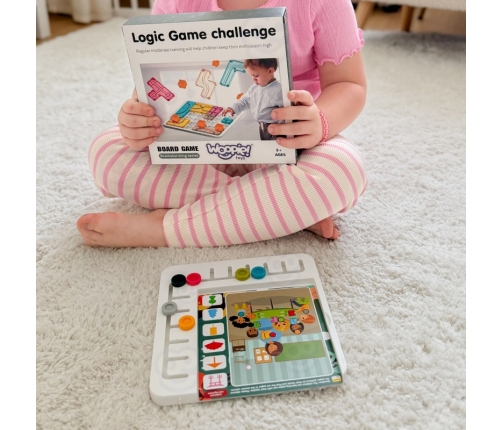 WOOPIE Zestaw 60 Gier Logicznych 3+