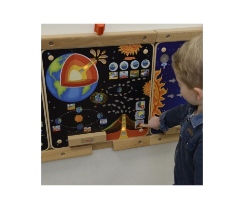 MASTERKIDZ Tablica Edukacyjna Ziemia Montessori