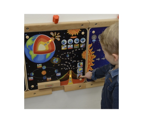 MASTERKIDZ Tablica Edukacyjna Ziemia Montessori