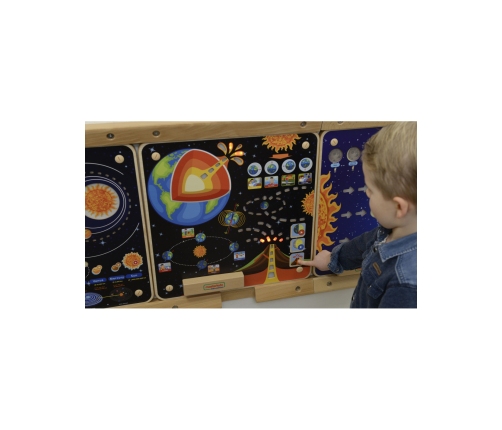 MASTERKIDZ Tablica Edukacyjna Ziemia Montessori